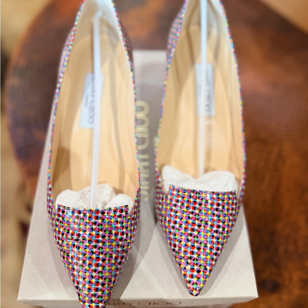 Jimmy Choo Colorful Patterned Heels